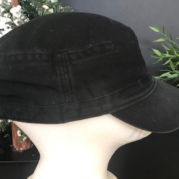 NEBRASKA CORNHUSKERS DISTRESSED BLACK CAP RED *N* PATCH CONDUCTORS HAT BY LEGACY - Picture 7 of 10